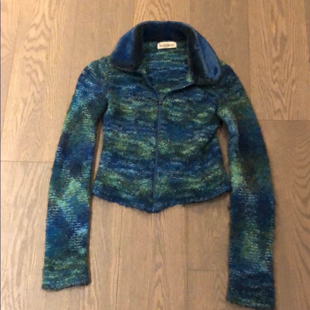 Sweater faux fur